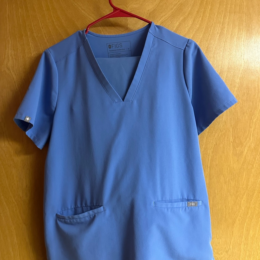 Figs Blue Scrub Set